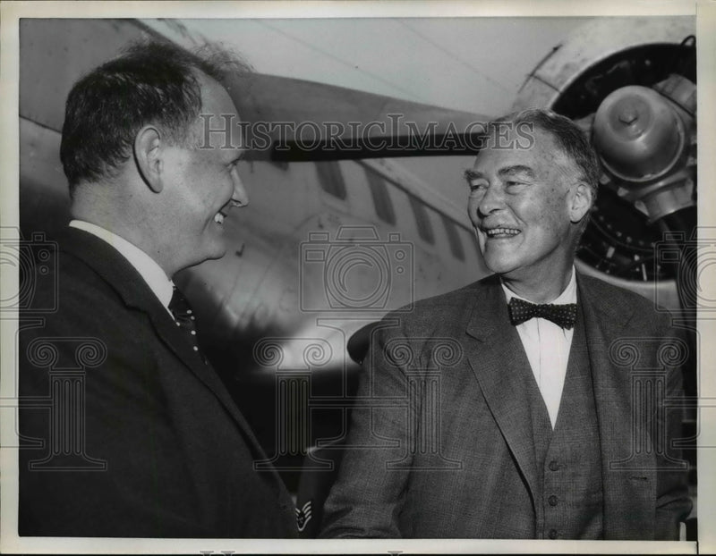 Load image into Gallery viewer, 1959 Press Photo New Secretary of State Christian A Herter &amp; Douglas Dilllon
