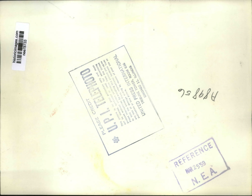 1959 Press Photo Erwin Canhan Editor & 32nd Pres of Chamber of Commerce US