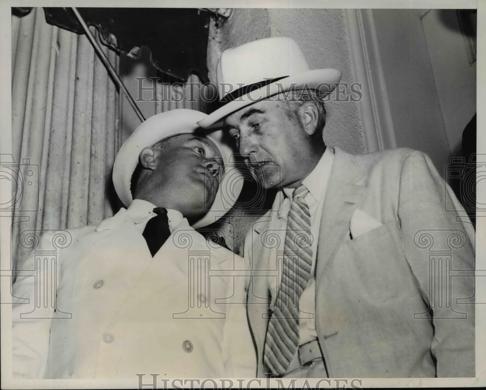 1939 Press Photo Harry Woodring, Sec. of War and Sec. Charles Edison of Navy.
