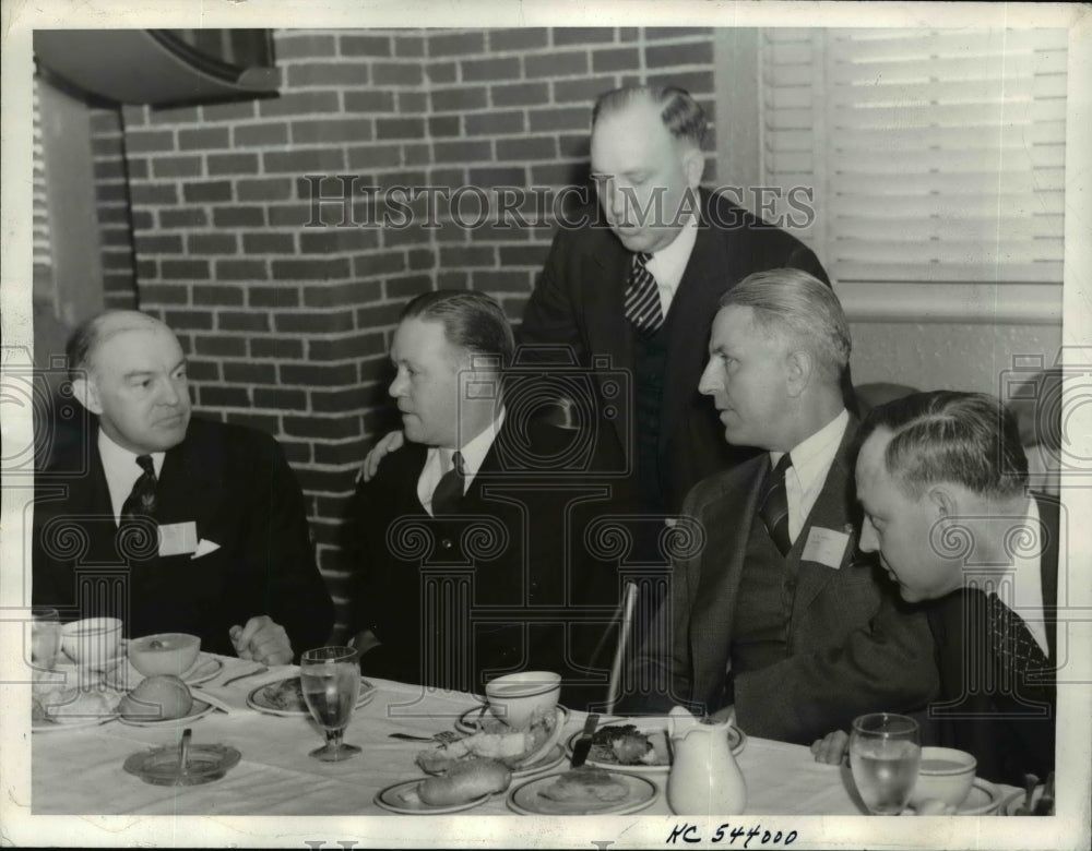 1940 Press Photo Sec.Harry Woodring of War,during the Annual Washington Birthday