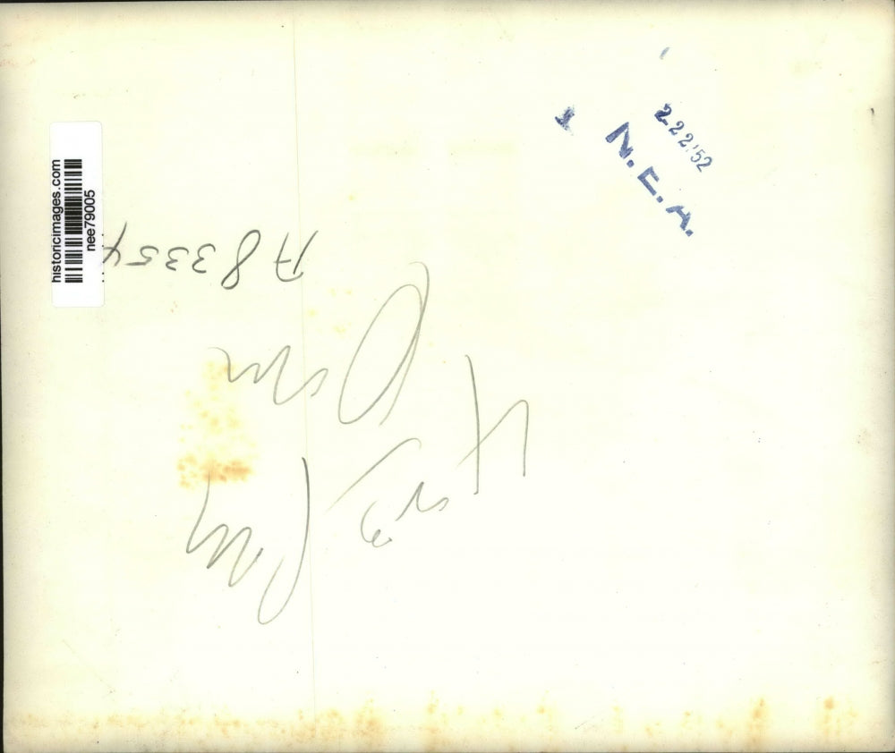 1952 Press Photo Bereniece Baldwin testify at Subersive Activities Control Board