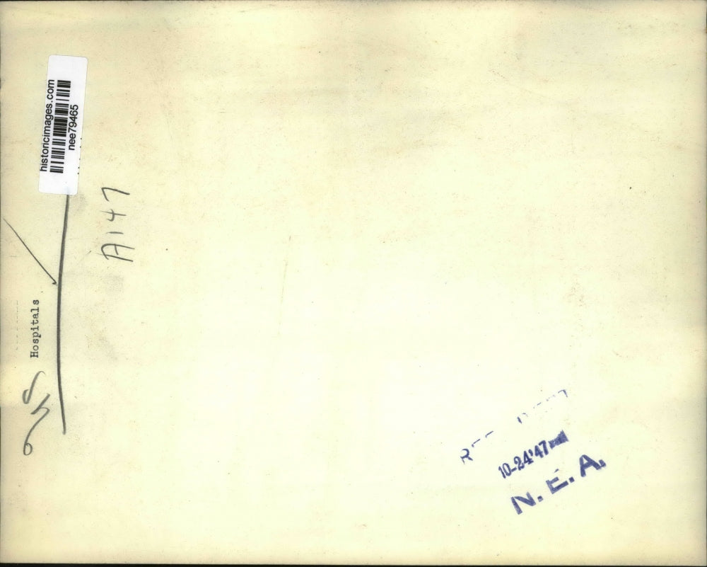 1947 Press Photo Patients In The Hospital - nee79465