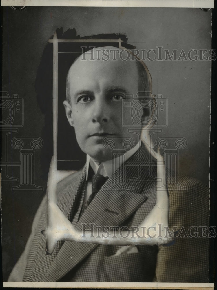 1928 Press Photo Lewis G Stevenson running mate for Gov Smith of Illinois