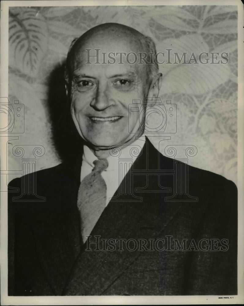 1952 Press Photo Alexander Smith R of NJ Senate Foreign Relation committee