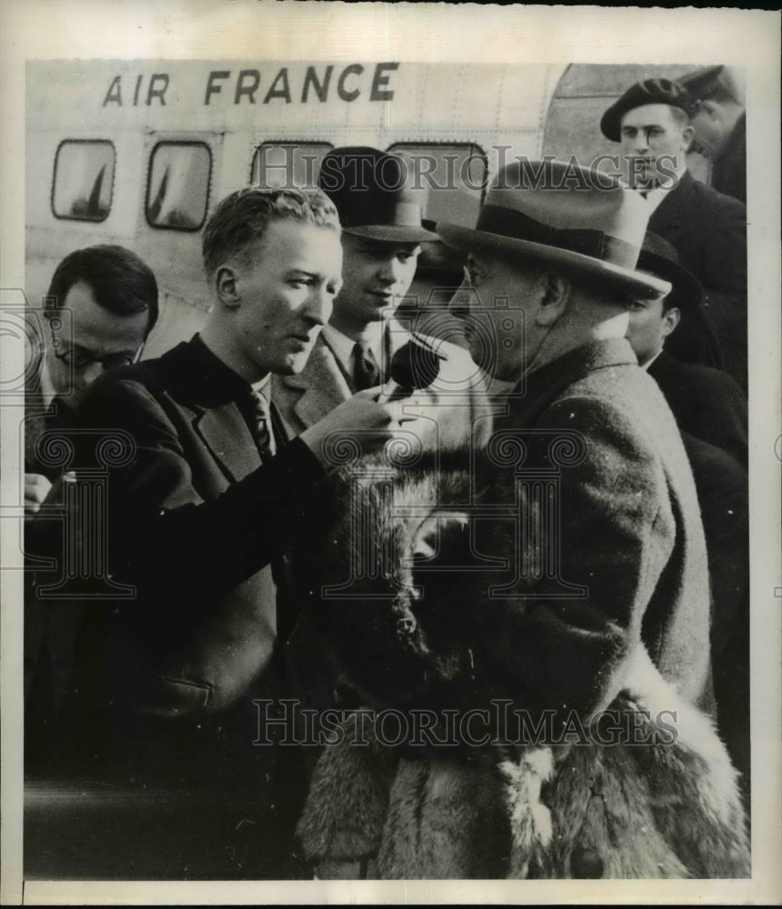 1941 Press Photo Dr.Alexis Carrel, Study question of Food for Unoccupied France.