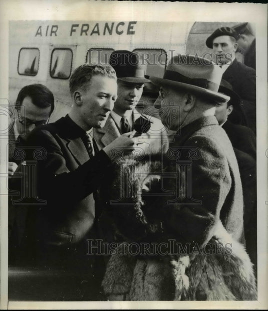 1941 Press Photo Dr.Alexis Carrel, Study question of Food for Unoccupied France.