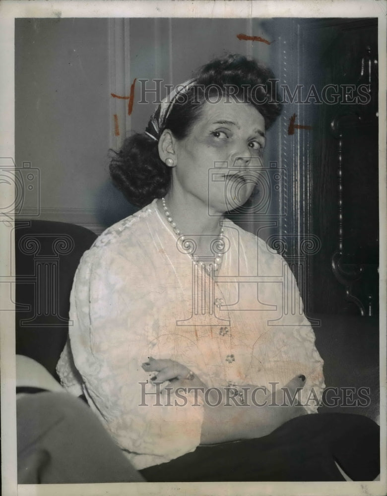 1948 Press Photo Mrs Oksana Konsenkina Soviet chemistry teacher in NYC