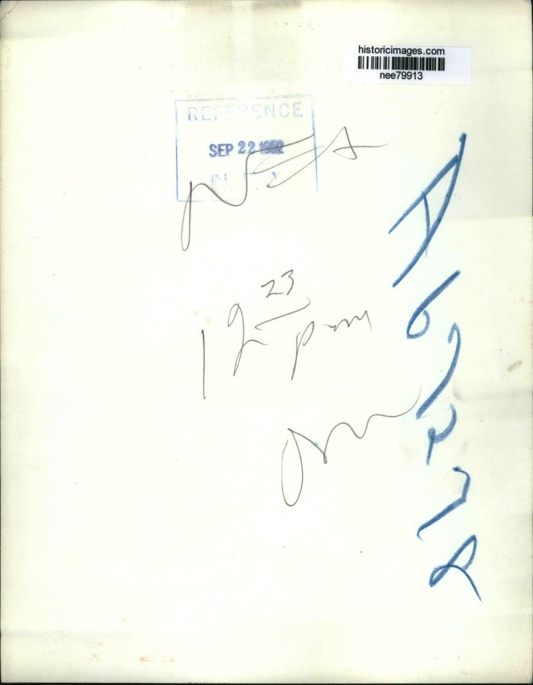 1952 Press Photo Dwight Eisenhower Columbia University home & Senator Taft