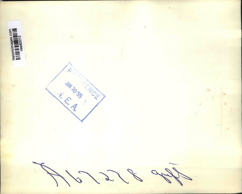 1955 Press Photo President Eisenhower, Ed Parsons, Clinton Hawkins - nee80013