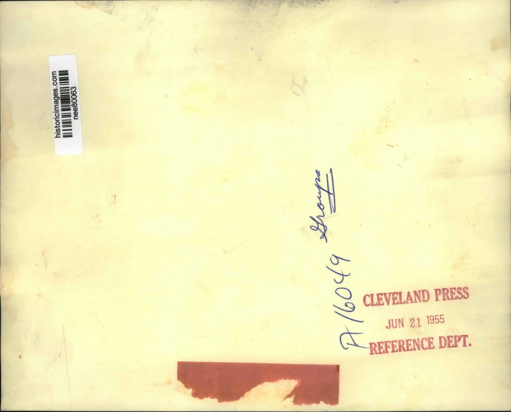 1955 Press Photo President Eisenhower, 10th Anniversary of UN in San Francisco