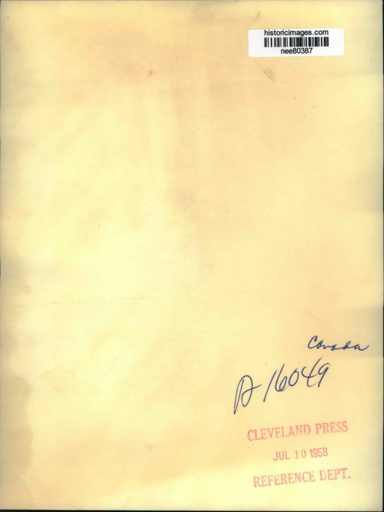 1958 Press Photo Canada Prime Minister & Mrs John Diefenbaker - nee80387