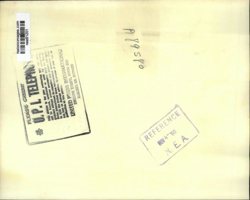 1960 Press Photo Pres.Dwight. Eisenhower and Mexican Pres. Lopez Mateos.