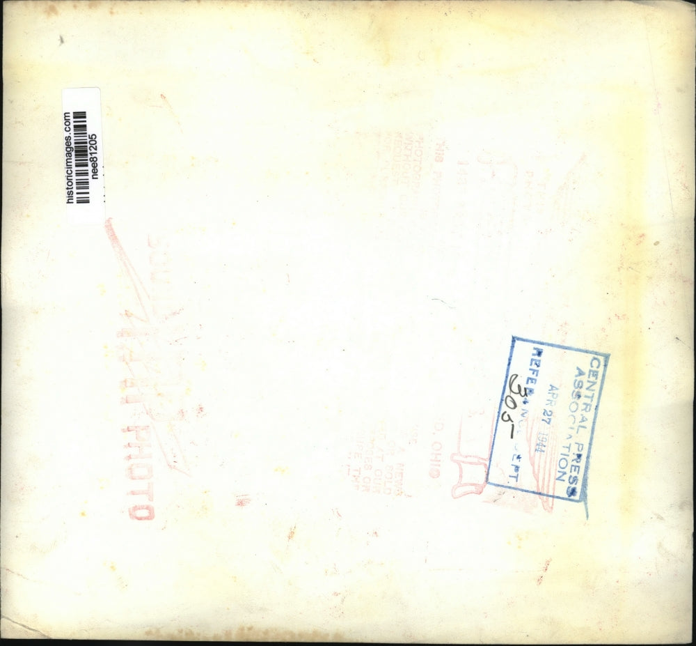 1944 Press Photo Senor Teodoro de Picado of Pres. of Costa Rica arrived in Wash.