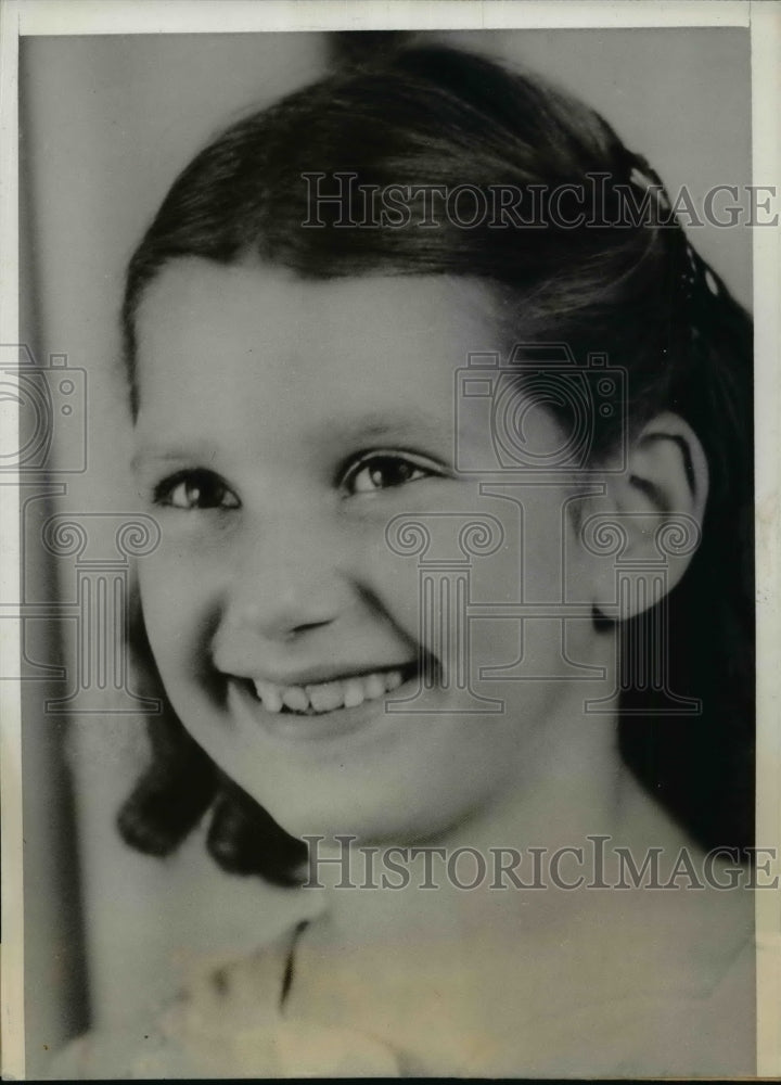 1940 Press Photo Maizie Smith,8, found murdered on Chicago Northwest Side.
