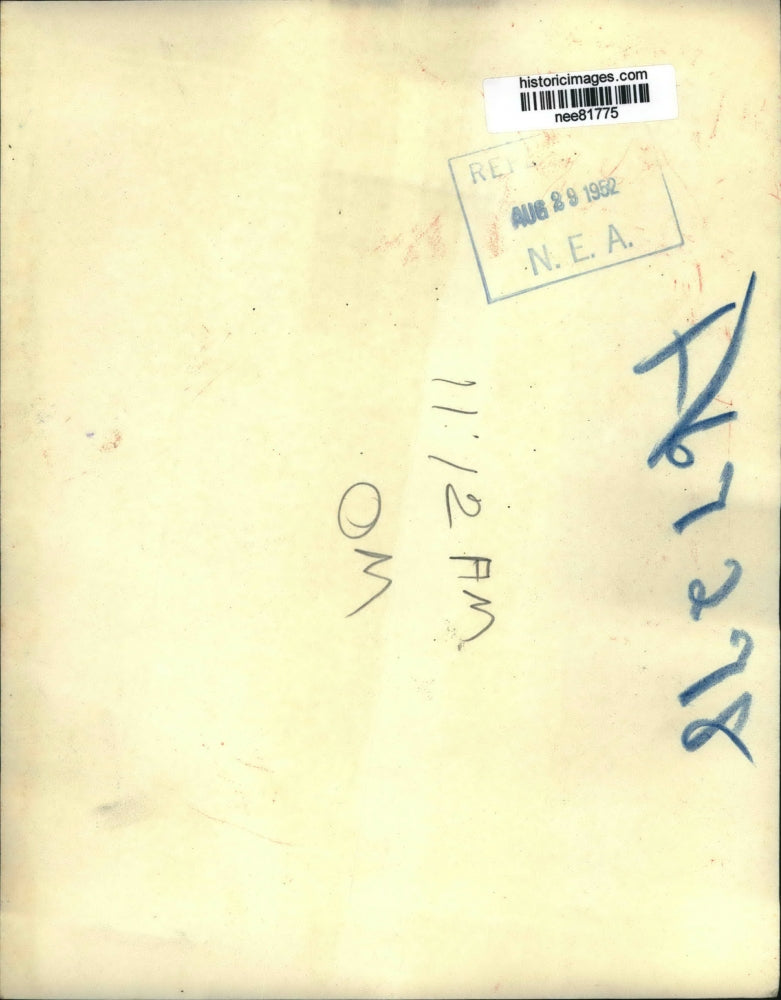 1952 Press Photo General Dwight Eisenhower, ex Senator Harry Darby of Kansas