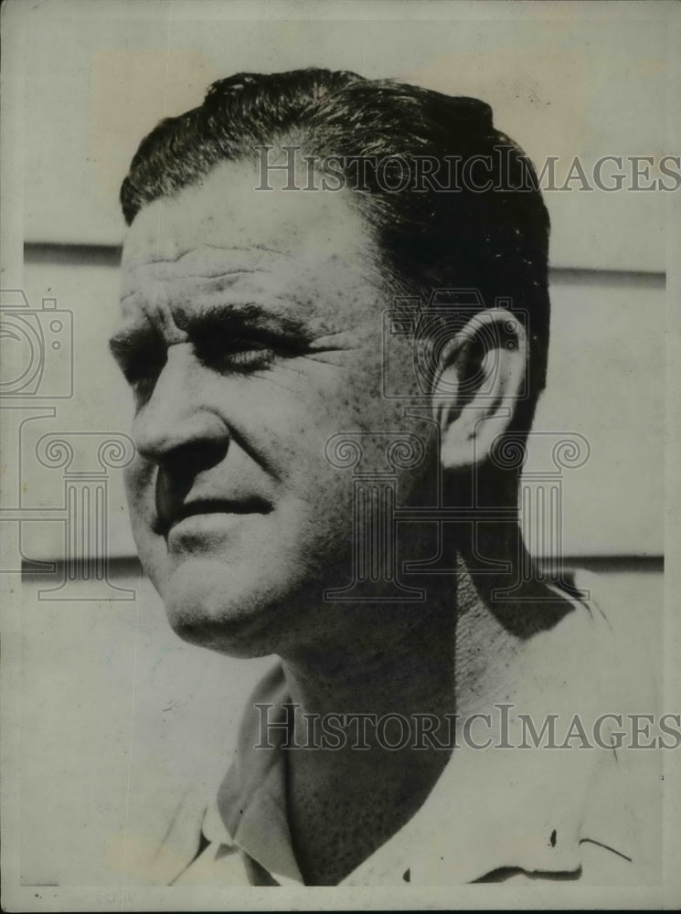 1933 Press Photo Hubert Payne, British Speedboat Driver at Detroit Annual Race.