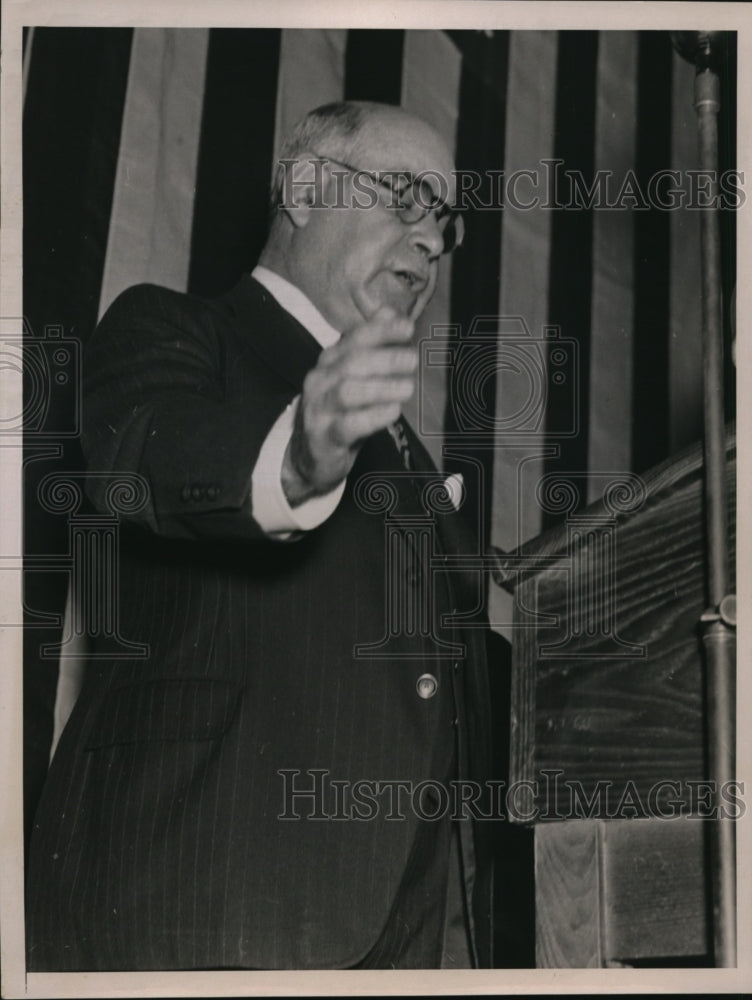 1936 Press Photo Gov. Herbert Lehman of New York. - nee82125