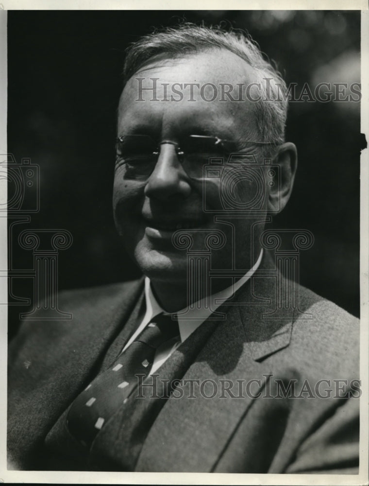 1936 Press Photo Kansas Governor Alf M Landon a Presidential candidate