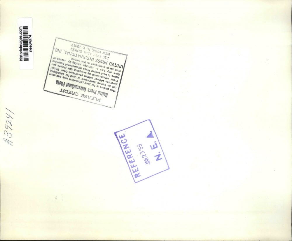 1969 Press Photo Henry Cabot Lodge and Sen. John Sparkman of Alabama.