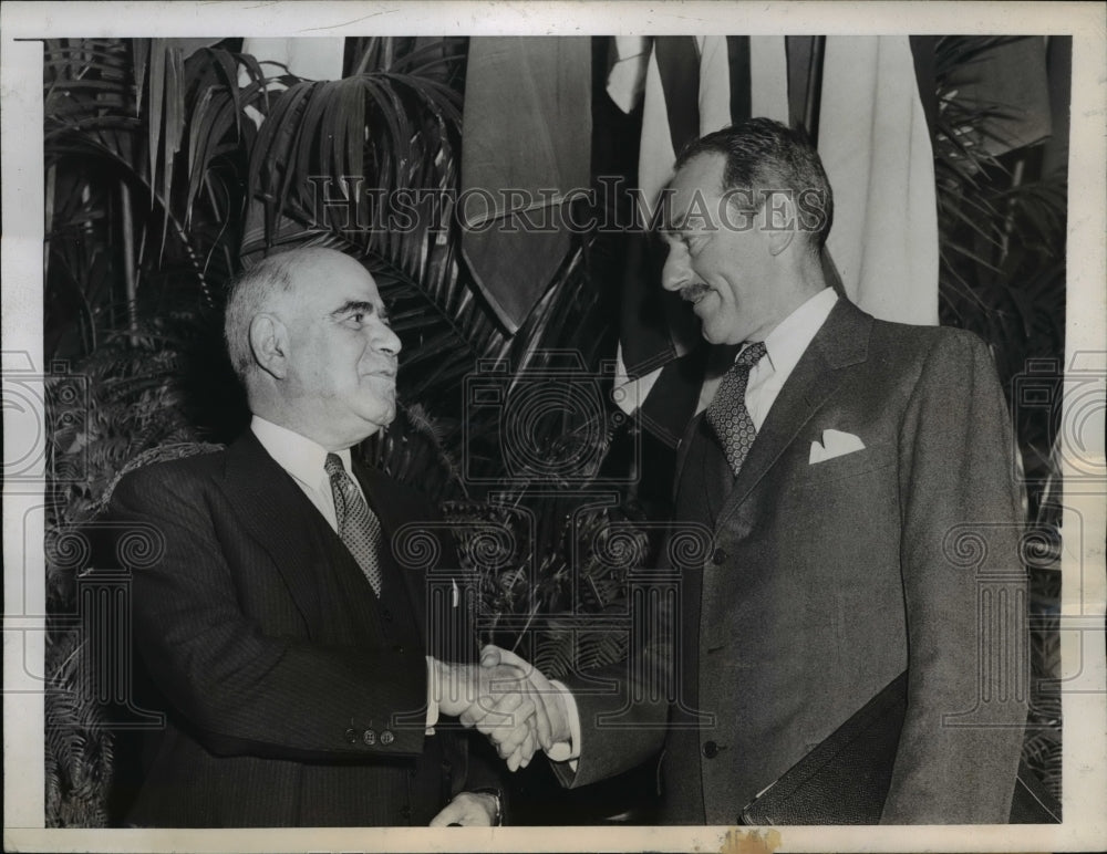 1943 Press Photo Rehabilitation Director for UN Relief Herbert Lehman