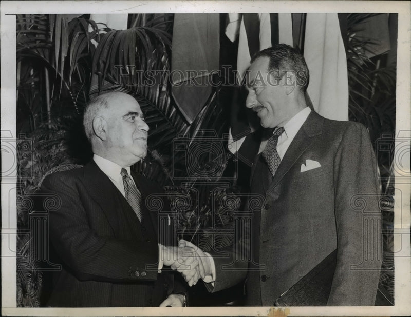 Load image into Gallery viewer, 1943 Press Photo Rehabilitation Director for UN Relief Herbert Lehman
