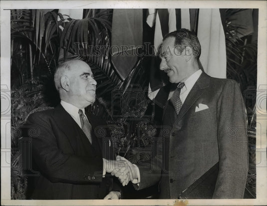 1943 Press Photo Rehabilitation Director for UN Relief Herbert Lehman