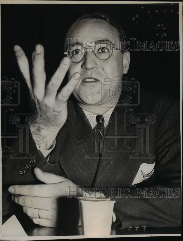 1959 Press Photo Fritz Heberling attache of German Consulate at Chicago - Historic Images