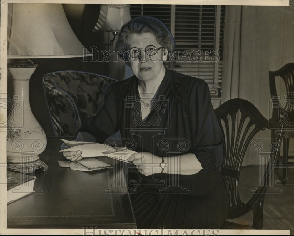 1942 Press Photo Mrs Walter Nash wife of New Zealand envoy - nee86962