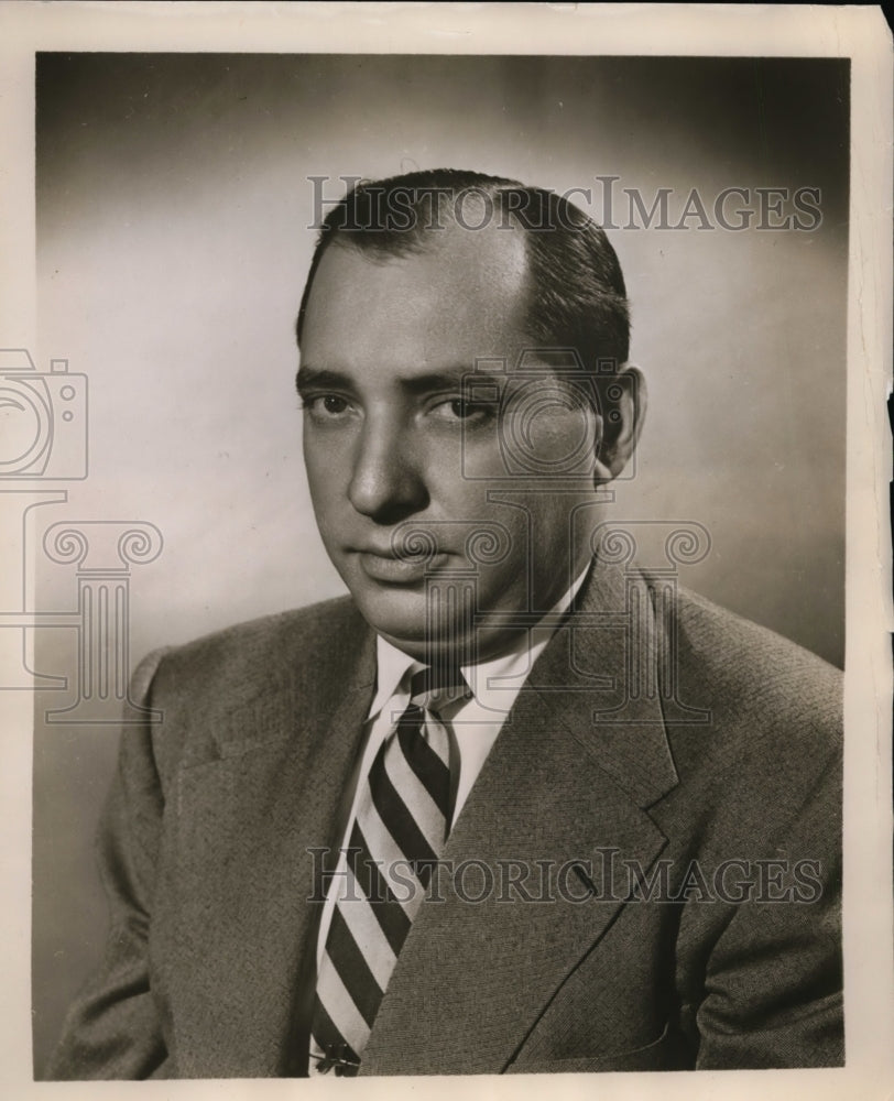 1952 Press Photo Harold H Heisler VP for Cappel McDonald & Company in Ohio