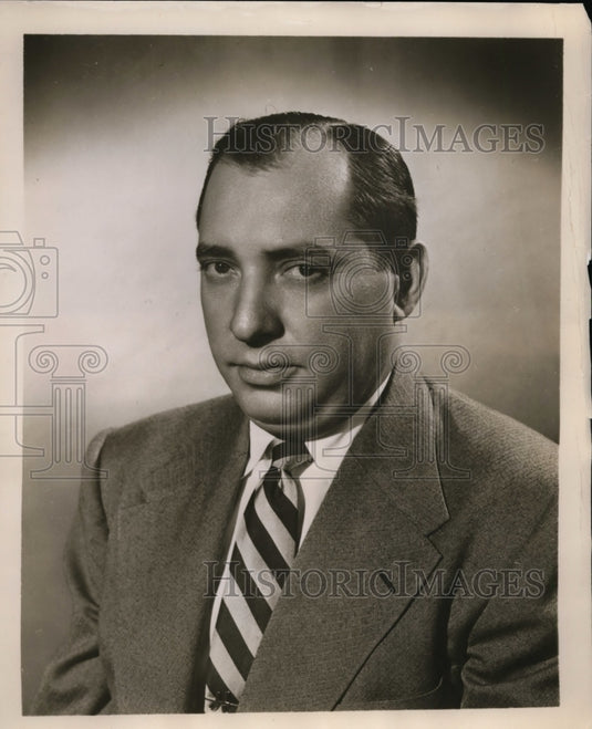 1952 Press Photo Harold H Heisler VP for Cappel McDonald & Company in Ohio
