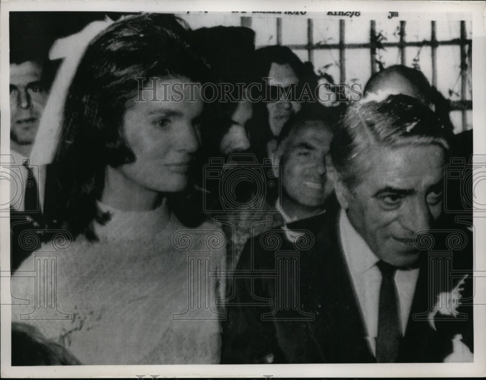 Press Photo Mrs Jacqueline Kennedy & Aristotle Onassis - nee88887