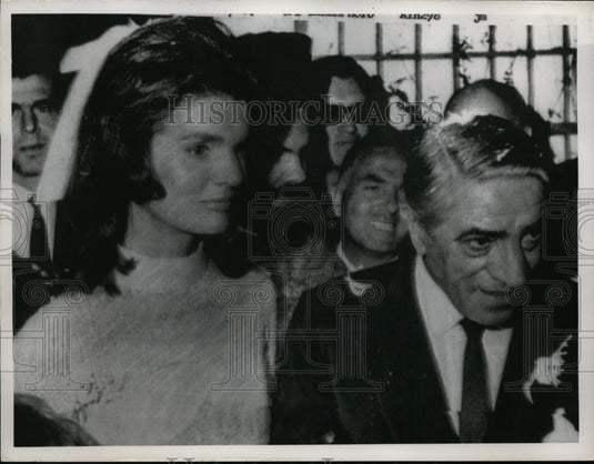 Press Photo Mrs Jacqueline Kennedy & Aristotle Onassis - nee88887