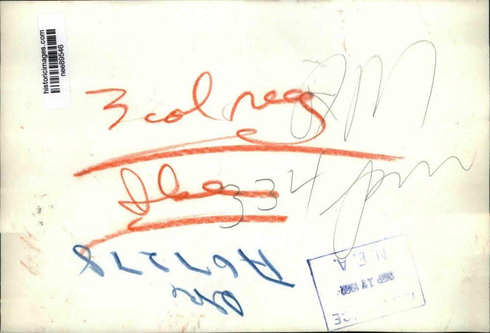 1952 Press Photo Presidential candidate Eisenhower on campaign trail