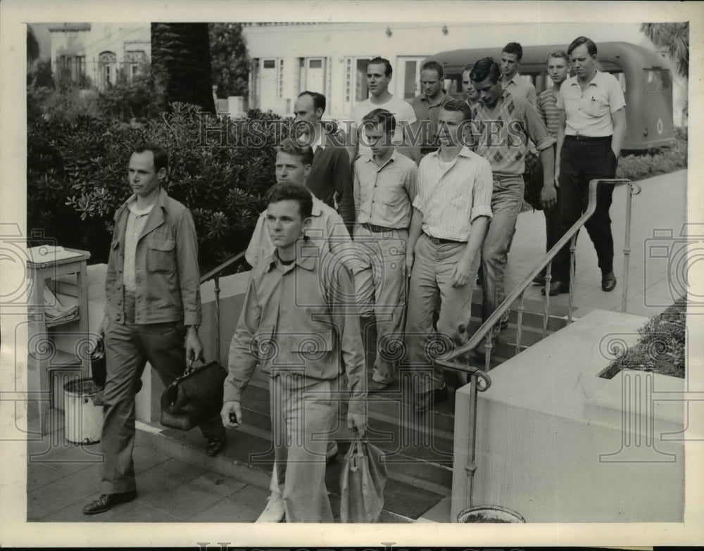 1940 Press Photo Conscientious objectors at CA Institute of Technology