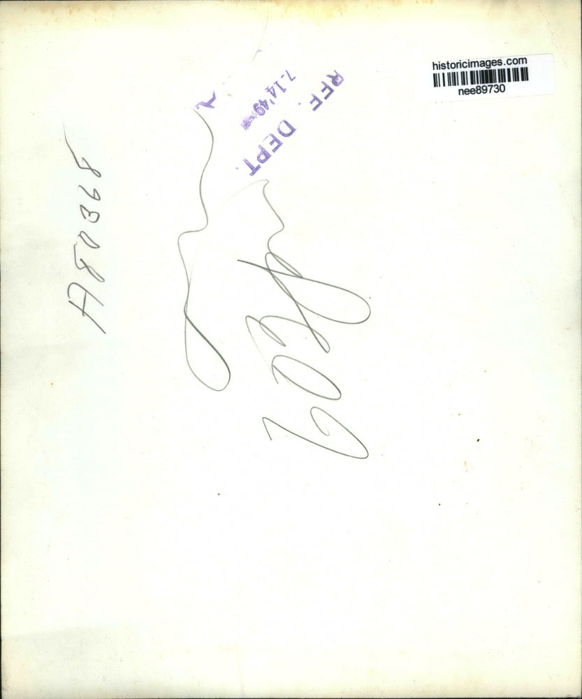 1949 Press Photo Florida Governor Fuller Warren in LA California - nee89730