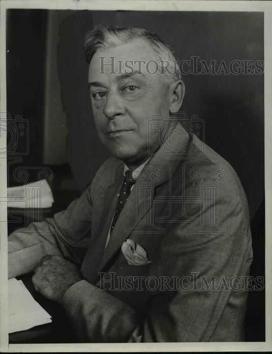 1933 Press Photo Col. Donald H. Sawyer - nee89795