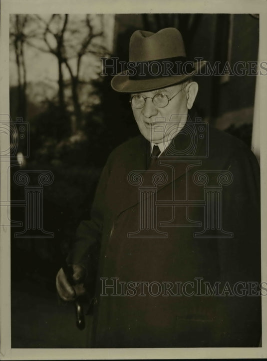 1938 Press Photo Pierce Butler Jovial Justice celebrates 72nd Birthday