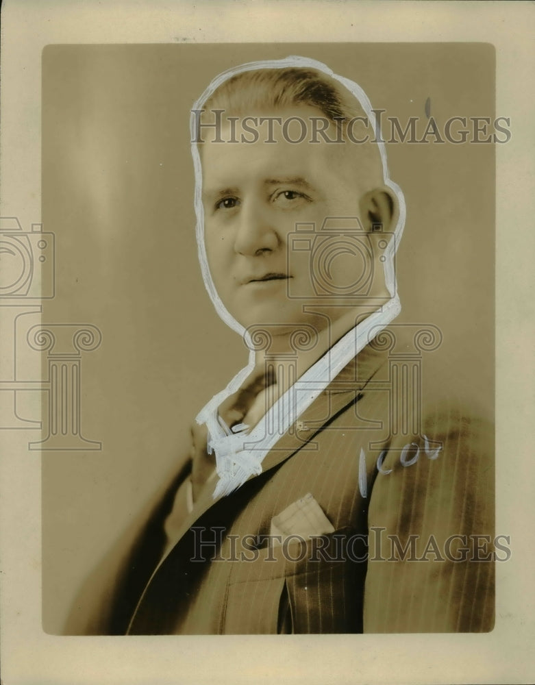 1927 Press Photo Charles R Ritter Mardi Gras Committee - nee90167