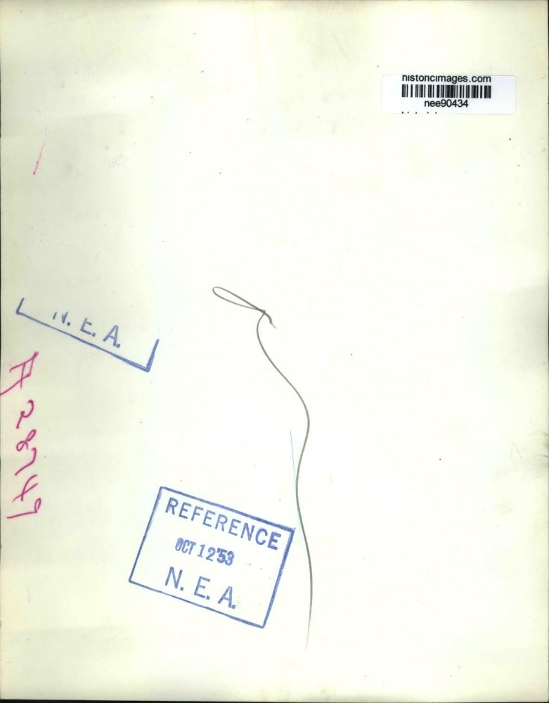 1953 Press Photo Earl Warren sworn as Chief of Justice of United States