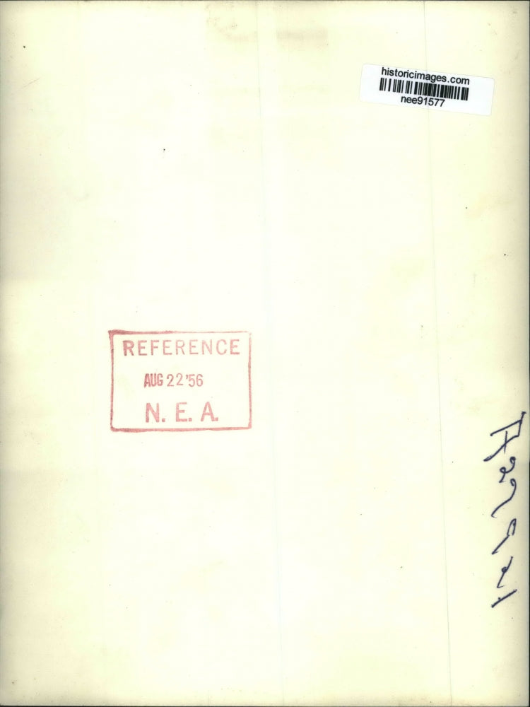 1956 Press Photo Pres. Harry Truman in variety of facial expressions