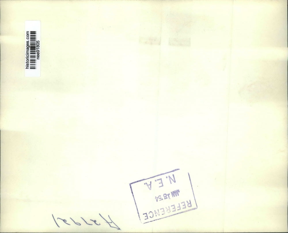 1954 Press Photo Pres. Harry S.Truman in a filmed Television Broadcast