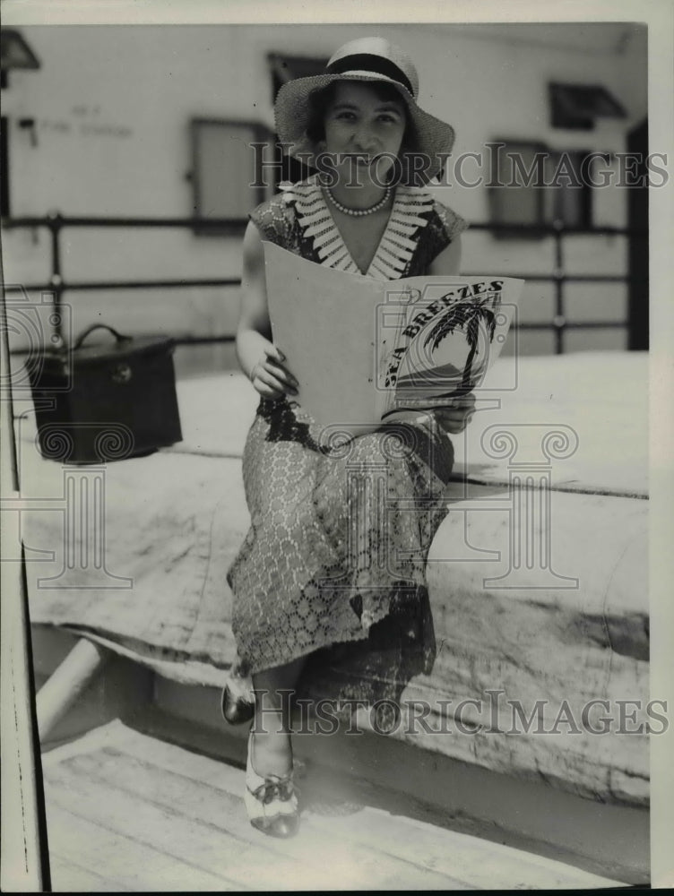 1932 Press Photo Frances Werner - nee92062