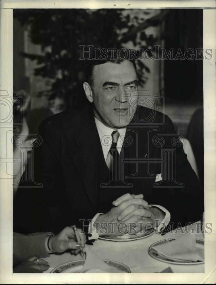 1938 Press Photo Rep.Hamilton Fish,Anti-dealer attacked Roosevelt administratio