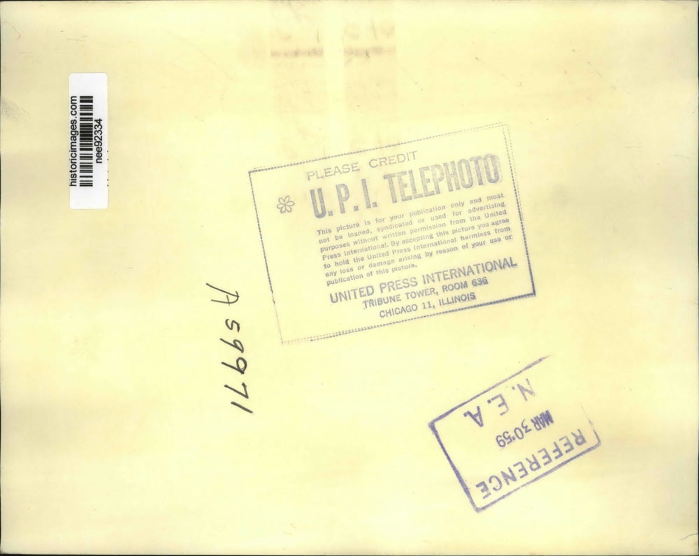 1959 Press Photo Six orphans meet with Gov & Mrs Stratton in Springfield IL