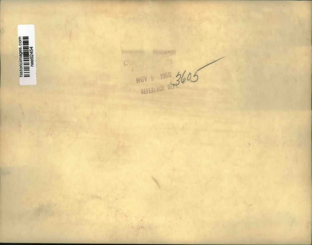 1960 Press Photo Henry Cabot Lodge and wife Emily cast their ballots - nee92454