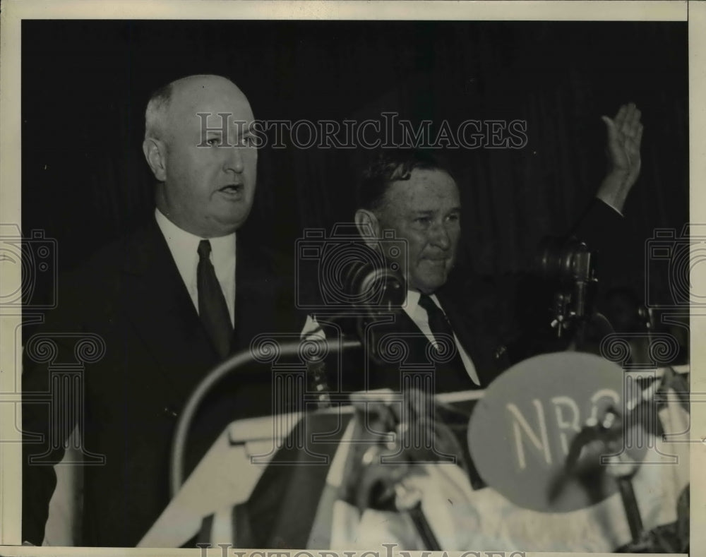 1936 Press Photo James Farley opens Democratic National Convention - nee92610