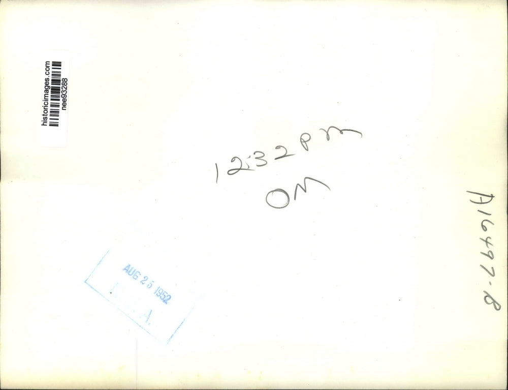 1952 Press Photo Temporary Office Of The Country Clerk After An Earthquake