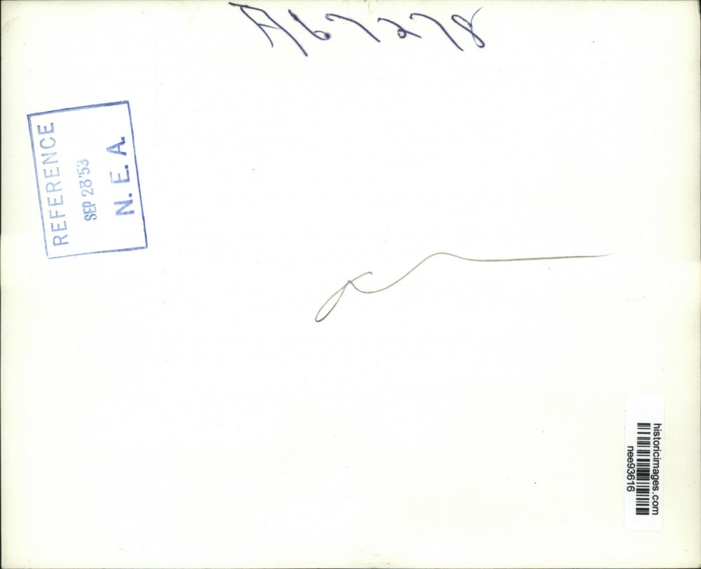 1953 Press Photo President Eisenhower And Major General Robert Taylor