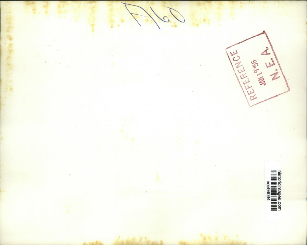 1956 Press Photo Pres.Herbert Hoover testified at Senate Government Operations