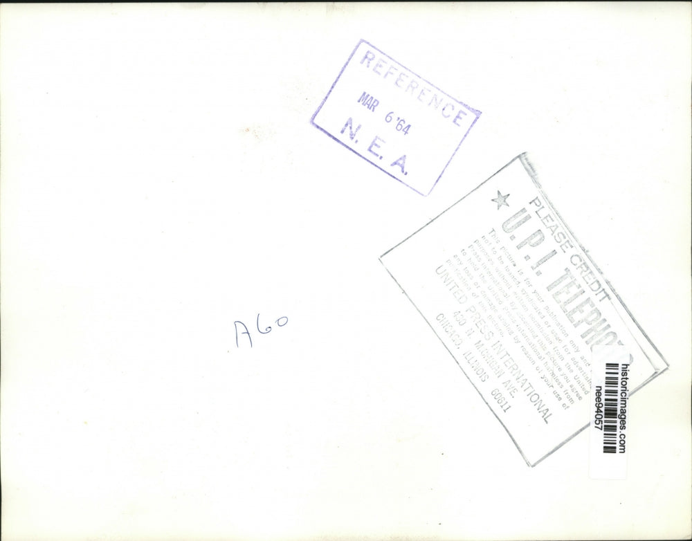 1964 Press Photo Herbert Hoover in bedridden from respiratory Infection